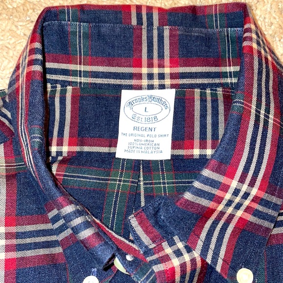 Brooks Brothers long sleeve button down shirt mens size Large - Picture 2 of 4